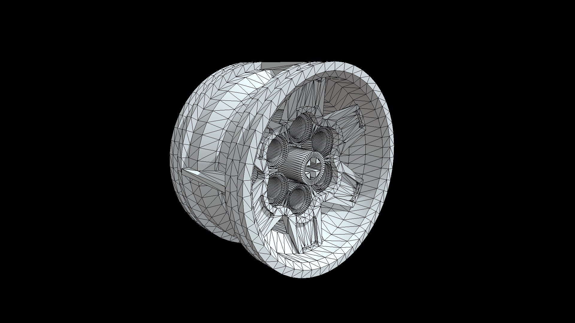 Wheel 43.2mm D x 26mm Racing Small 6 Pin Holes