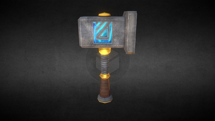 Muradin's Hammer 3D Model