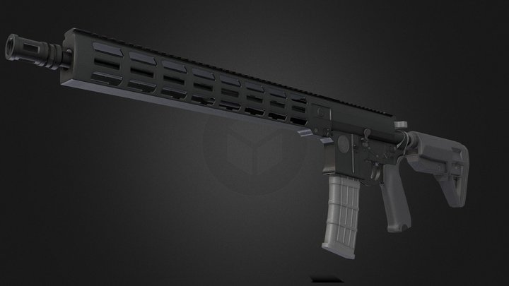 MK 116 Rifle 3D Model