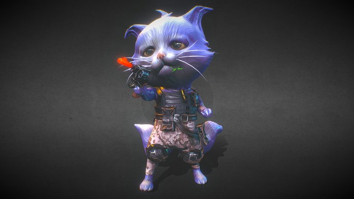 Cat Warriors 3D Model