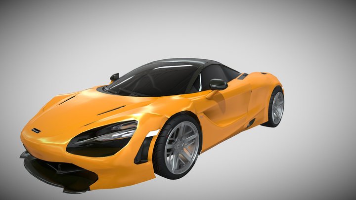Mclaren 720s 3D Model