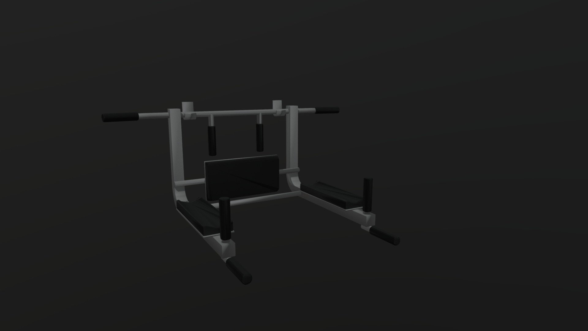 BLACK DIP BAR AND PULL-UP BAR 2IN1 D8 1