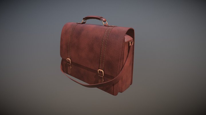 leather bag 3D Model