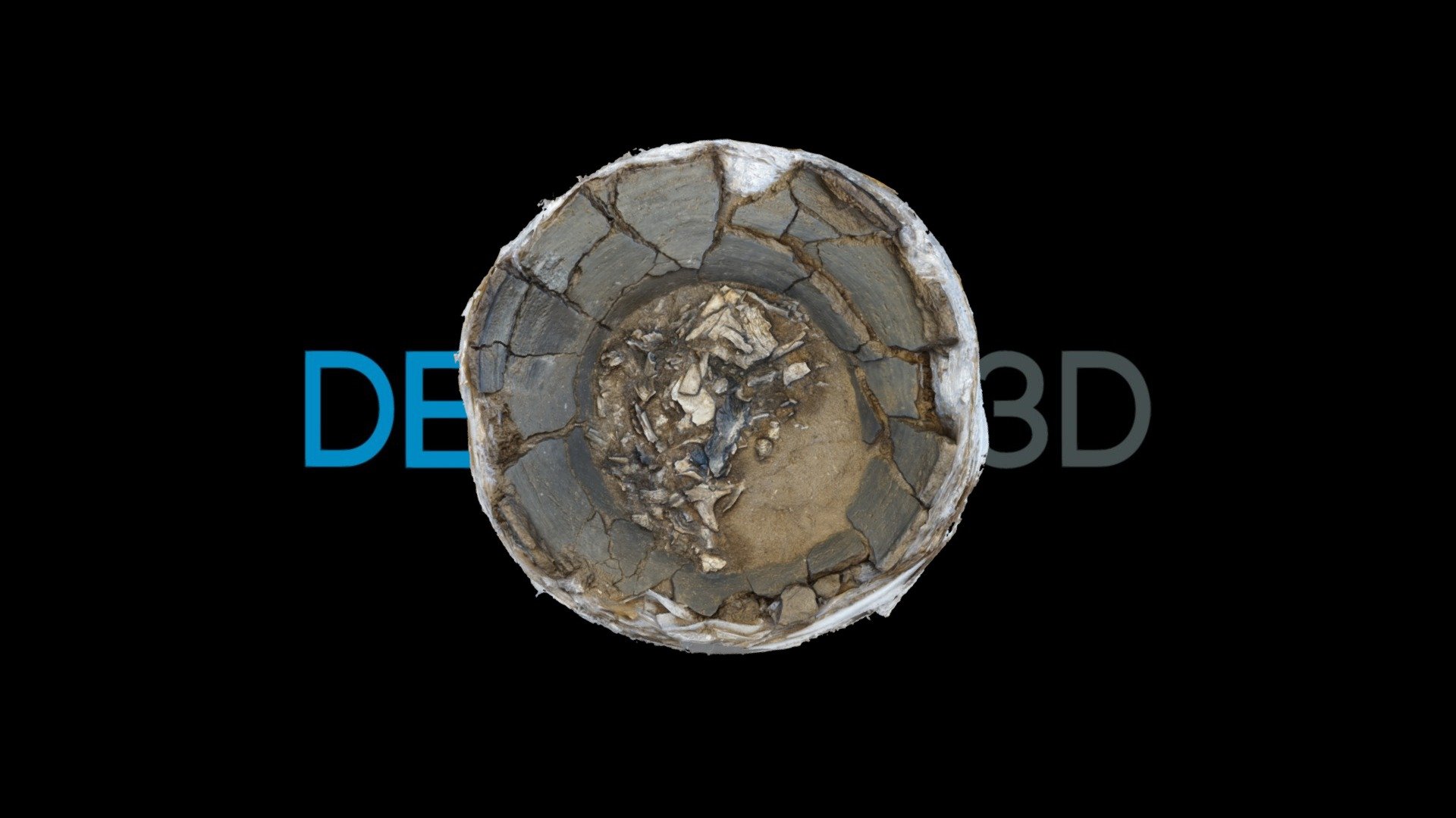 20250014_Schicht_10_Urne_Mikrograbung_BEF30 — Sketchfab embed 3D viewer