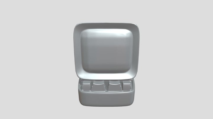 retro computer monitor 3D Model