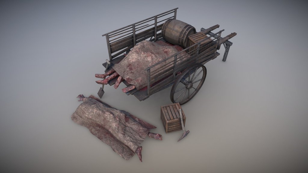 Cart corpse (The Darkest Red)
