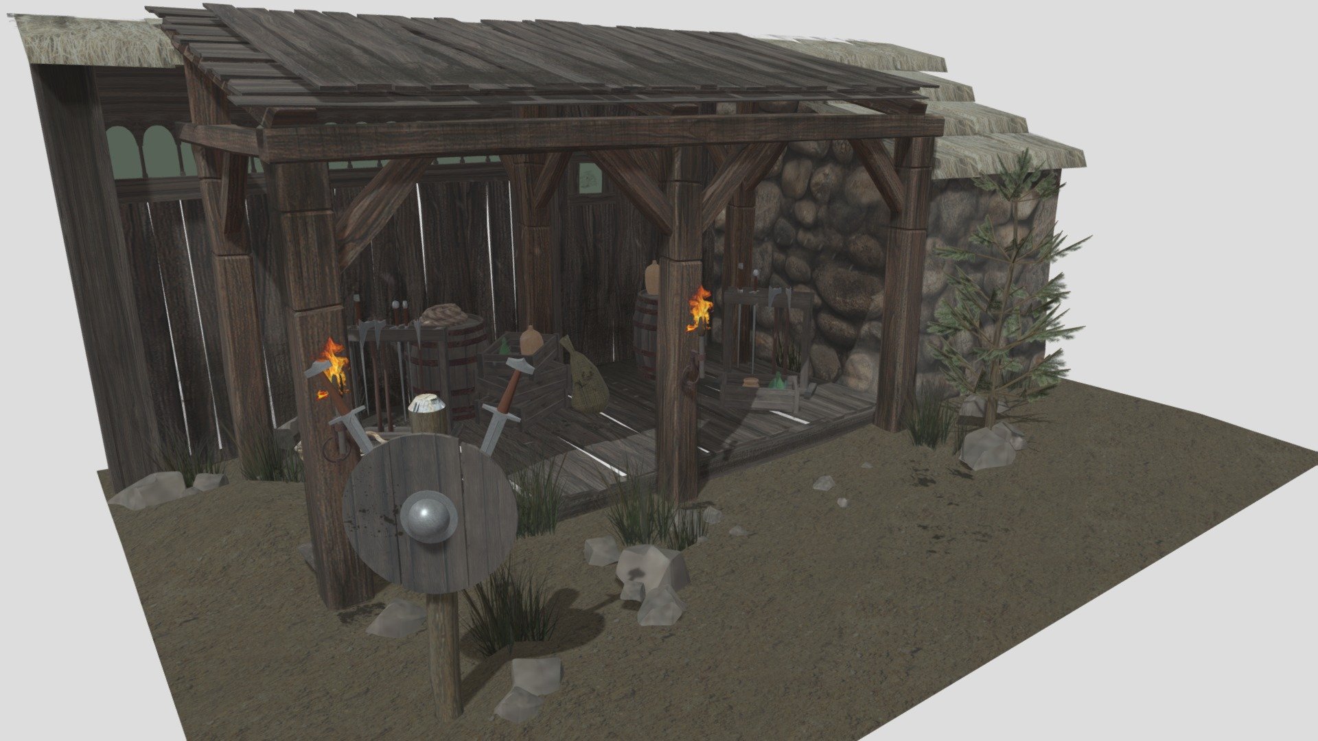 DraftPunk_scene from the witcher_Simple Textures