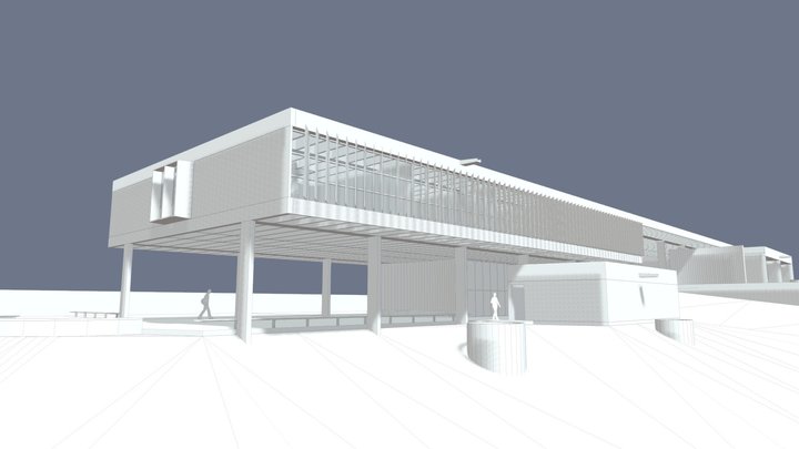 1966 - GRUPO ESCOLAR VILA BRASILIA 3D Model