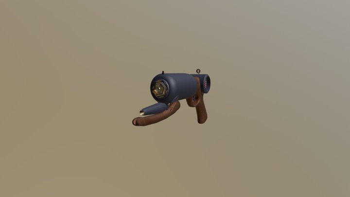 laser rifle 3D Model