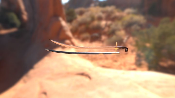 Scimitar Clean 3D Model