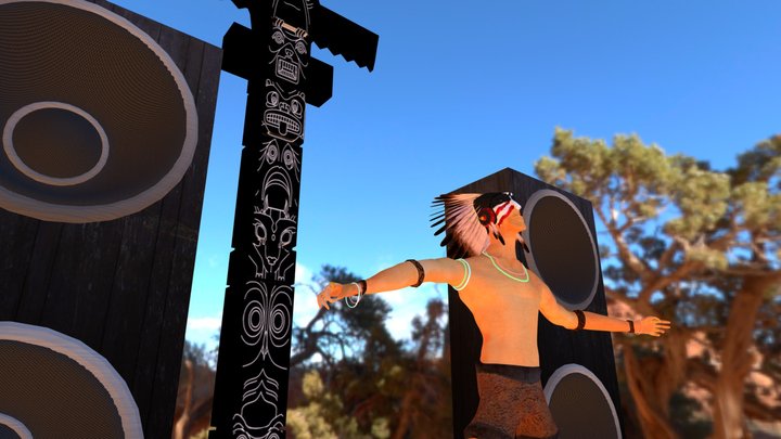 Native Raver 3D Model