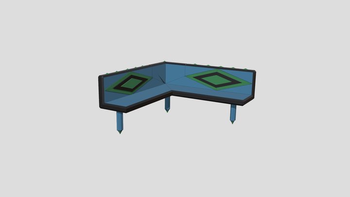 SM_Diamond_Bench 3D Model