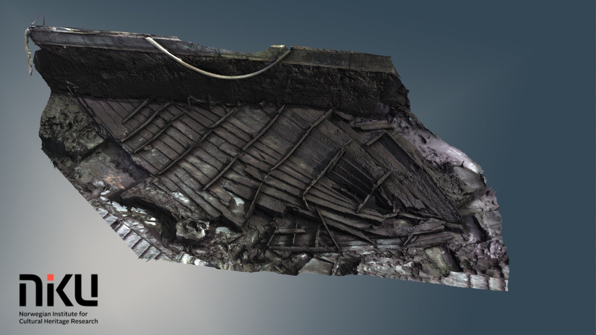 Sørenga 7, vrak fra 1600-t / Shipwreck, 17th c. - 3D model by ...