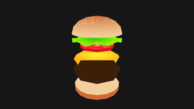 Burger 3D Model