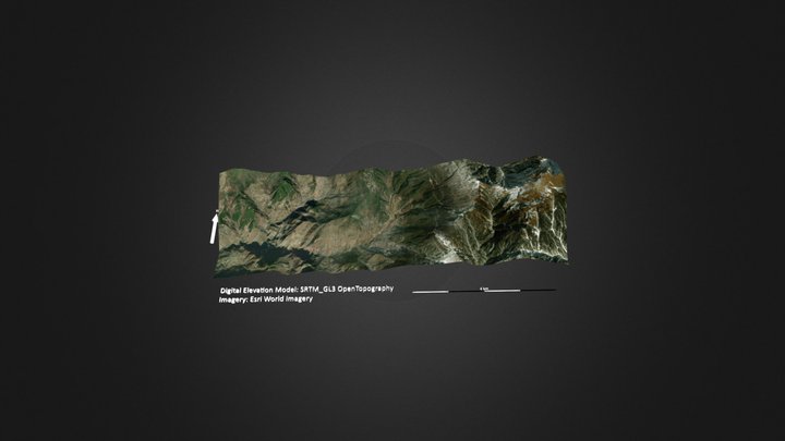 牛背山 – Free 3D Model STL