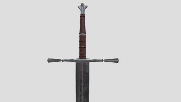 Medieval Sword 3D Model