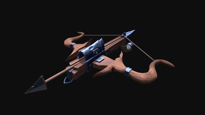 Stylized Creation - Crossbow 3D Model
