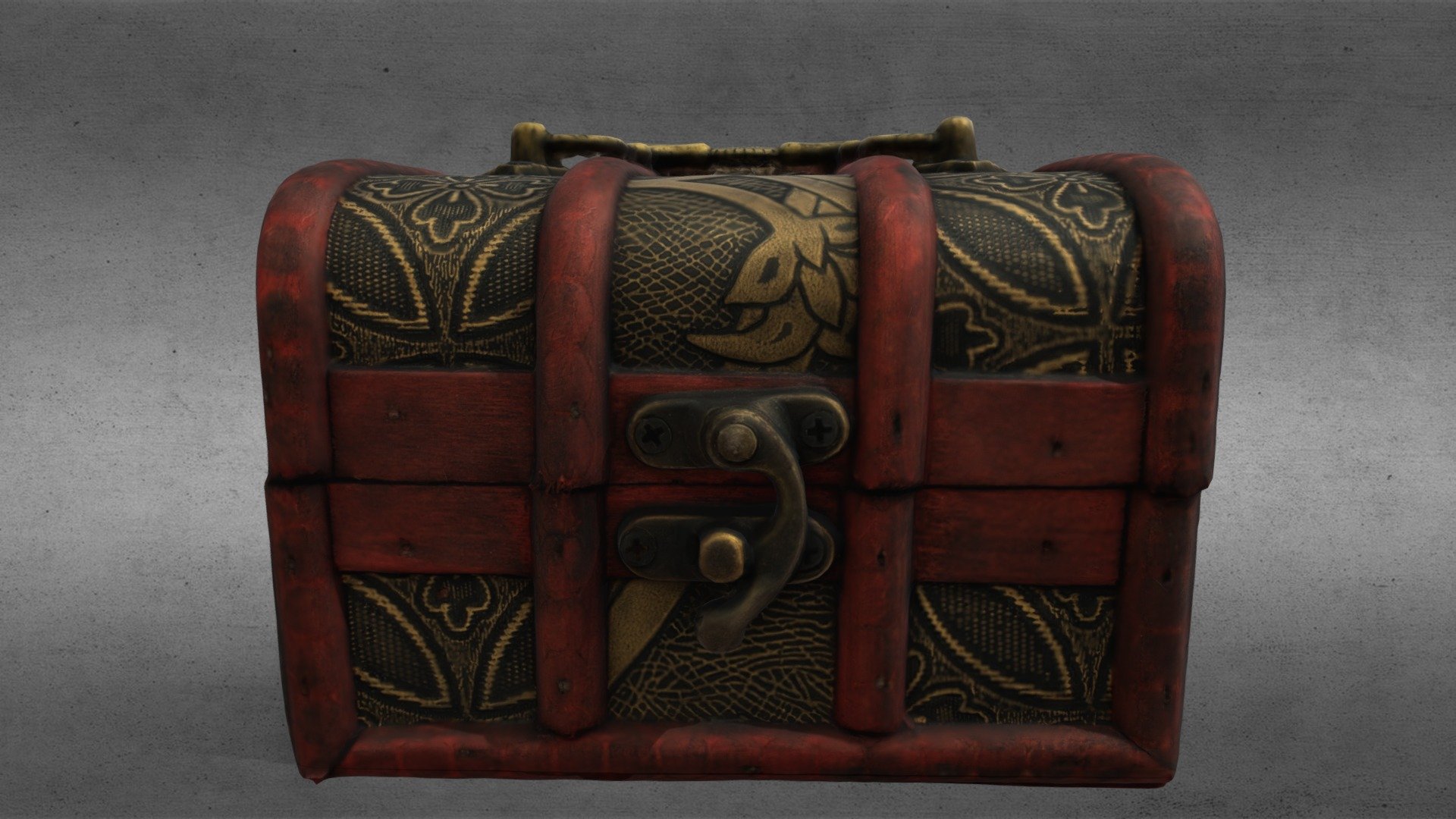 Treasure chest and decorative