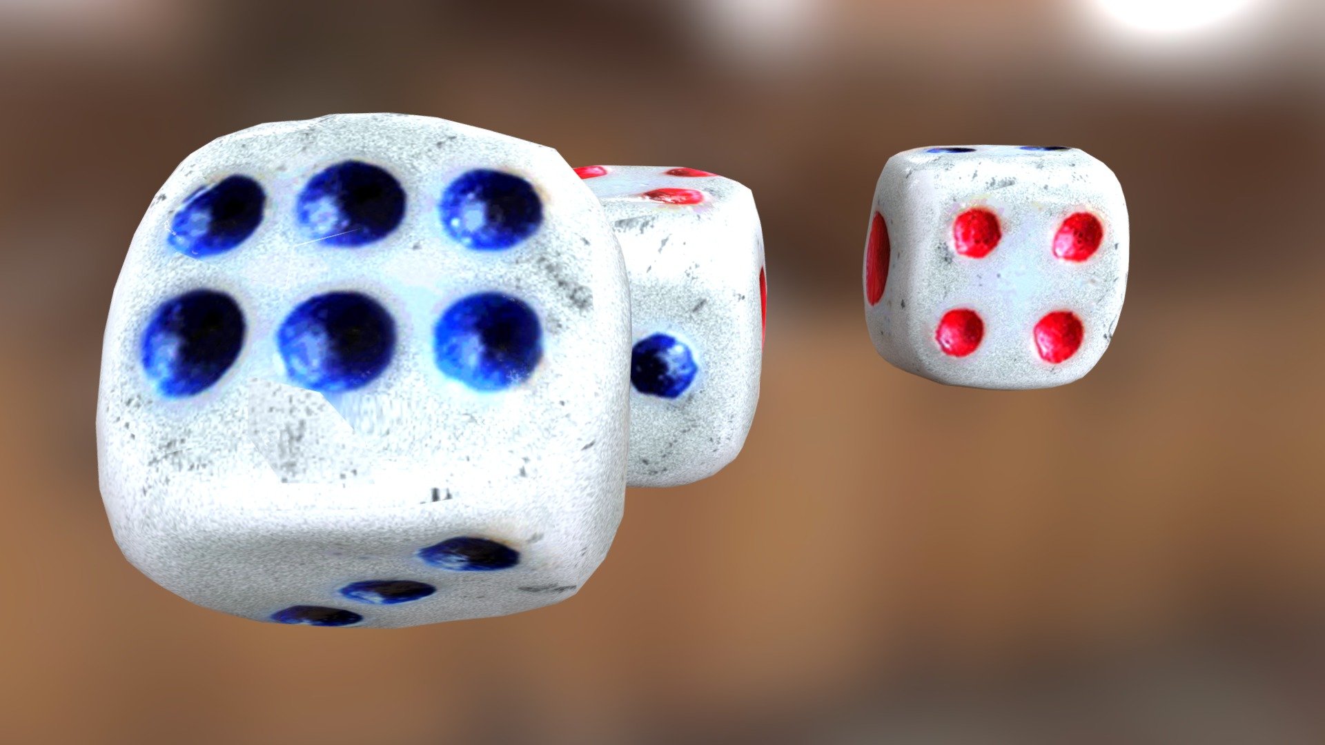 Realistic Dices 3D model by CO7A (co7a__) [ac2a740] Sketchfab