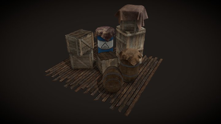 Storeroom Assets 3D Model