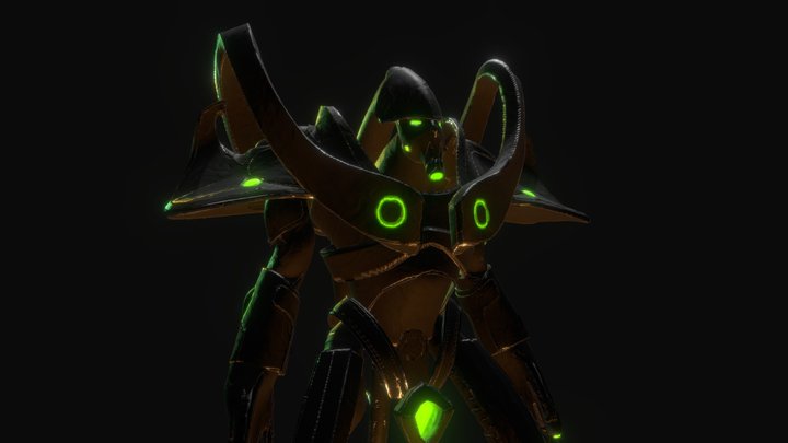 Sci-fi concept character 3D Model