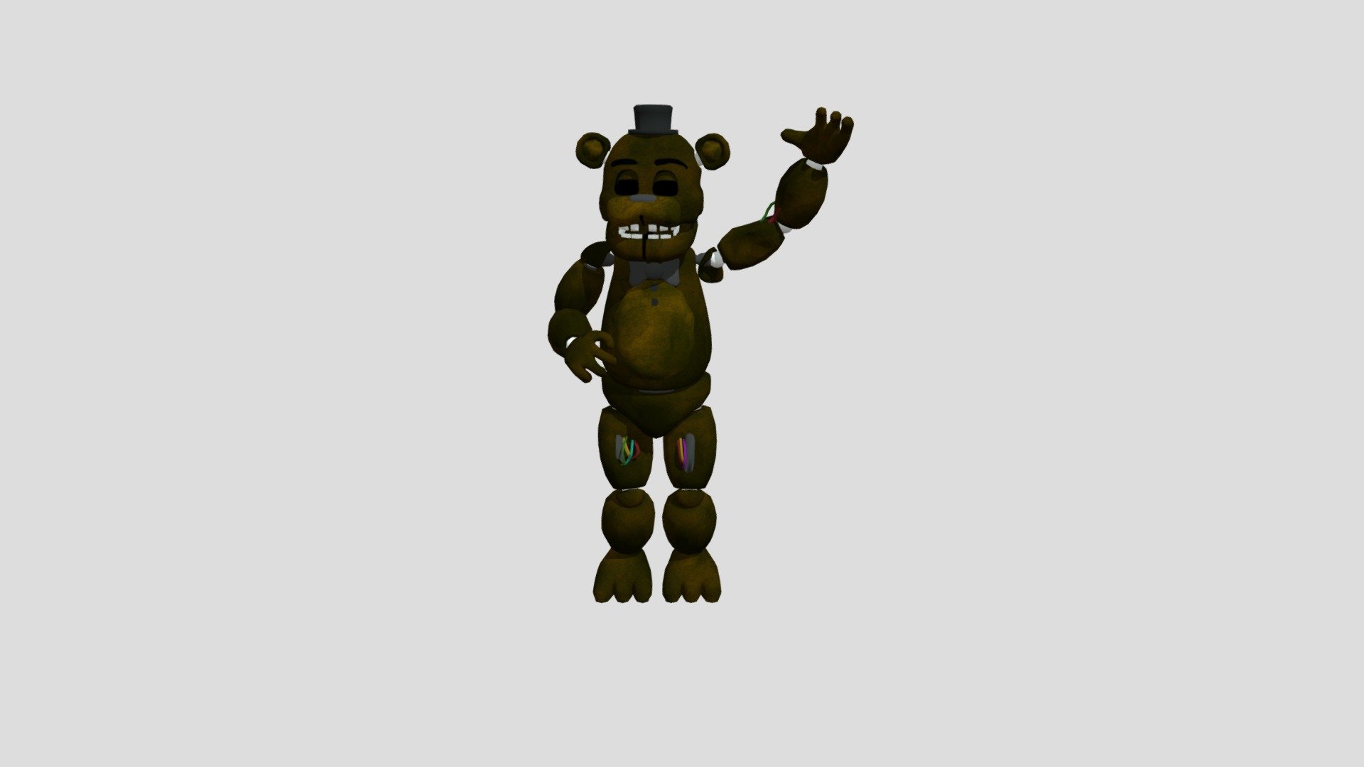 I6ins Withered Golden Freddy FNAFSFM1 - Download Free 3D model by ...