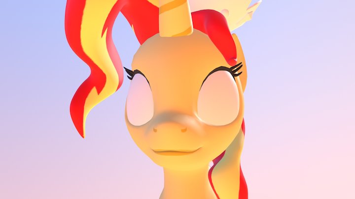 sunset pony – Gratis 3D-model STL