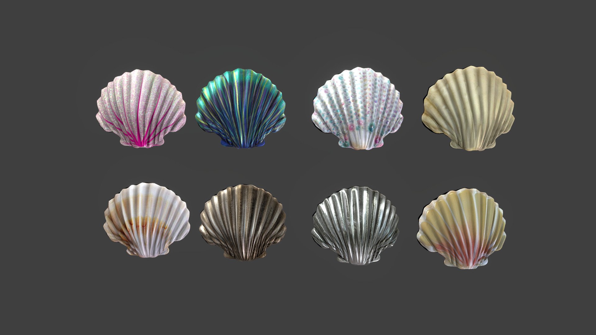 Scalloped Seashell Nipple Covers - Buy Royalty Free 3D model by 3dia ...