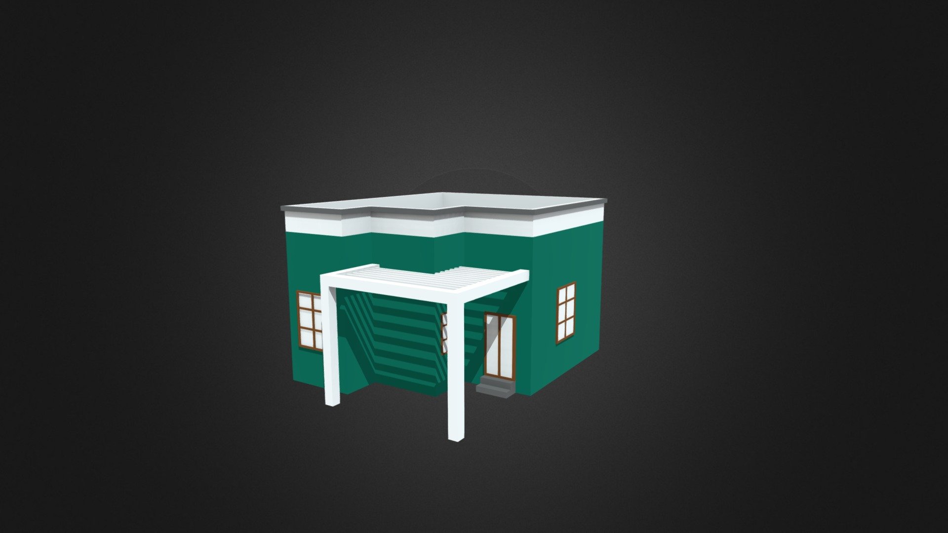 Exterior_Low Poly_Building