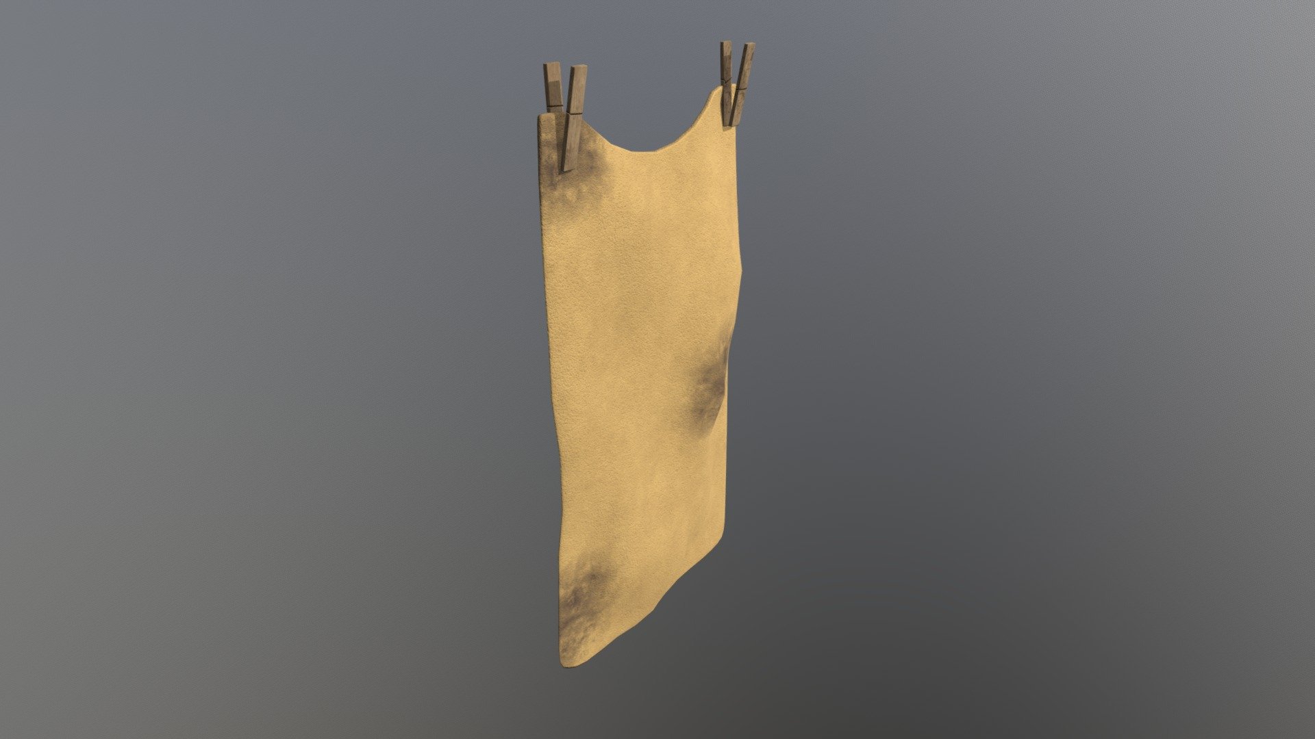 Undershirt hung