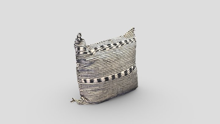 Pillow striped 3D Model