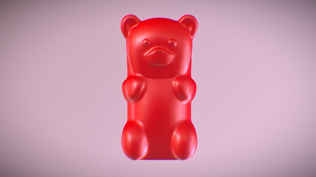 STL file GUMMY BEAR / TOY / HOME DECOR / COLLECTIBLE 🐻・3D printable model  to download・Cults