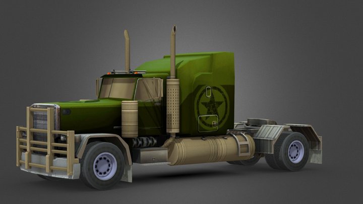 Peterbilt 353 Paint 5 Green Soldier