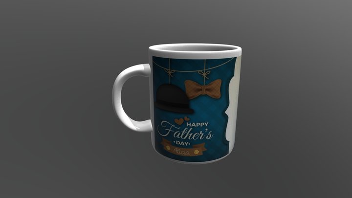 Taza personalizada (Elisa) 3D Model