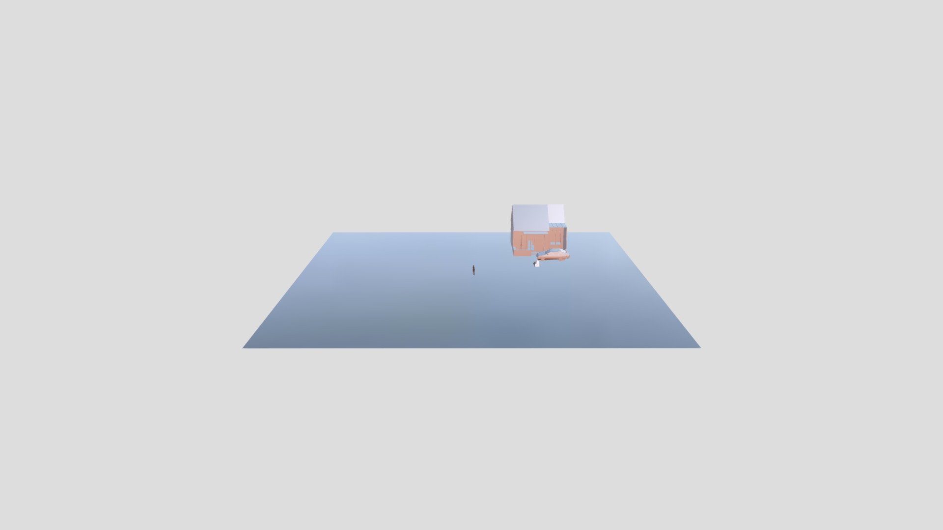 Model 3d Rumah