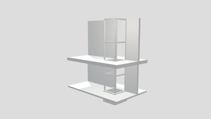 Ascensor estructura 3D Model