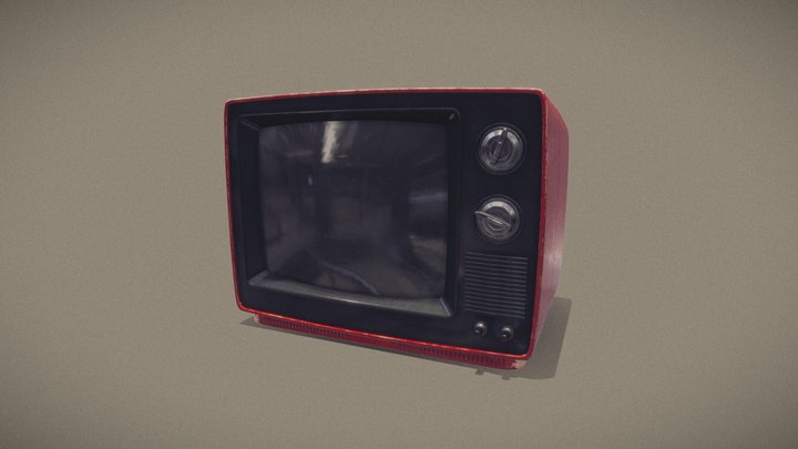 Vintage TV 1 – Free 3D Model STL