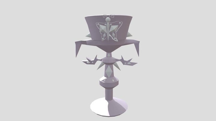 Super Butterfly Chalice 3D Model