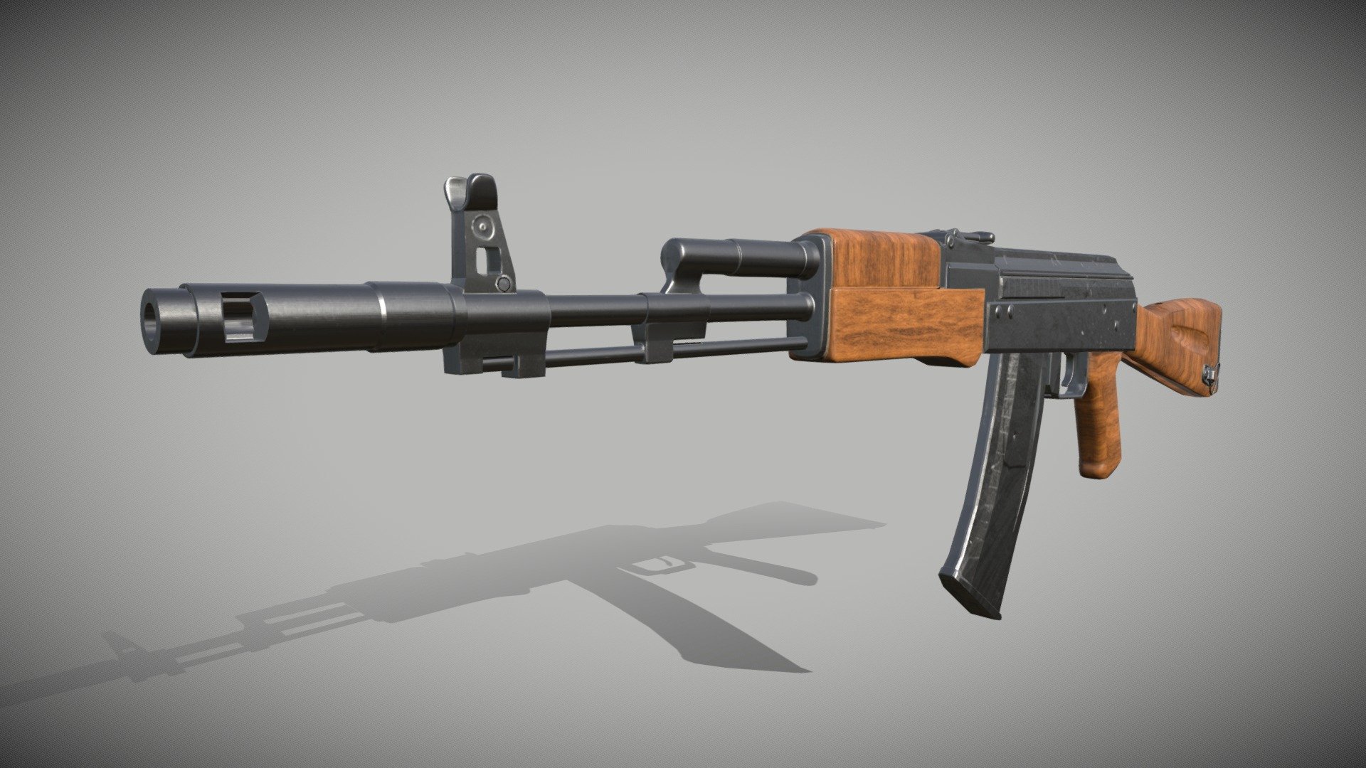 AK47 Export - 3D model by riccardoartes [ac33d28] - Sketchfab