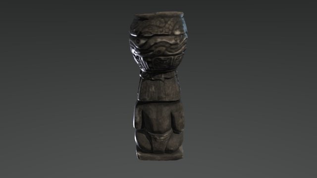 Aztec Sculpture 3D Model