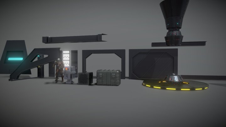 Star Wars: Blade of Mandalore mod kit 3D Model