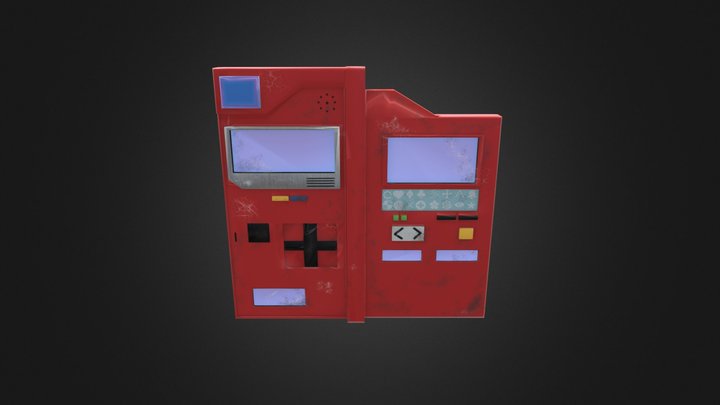 Old 1st Gen Pokédex 3D Model