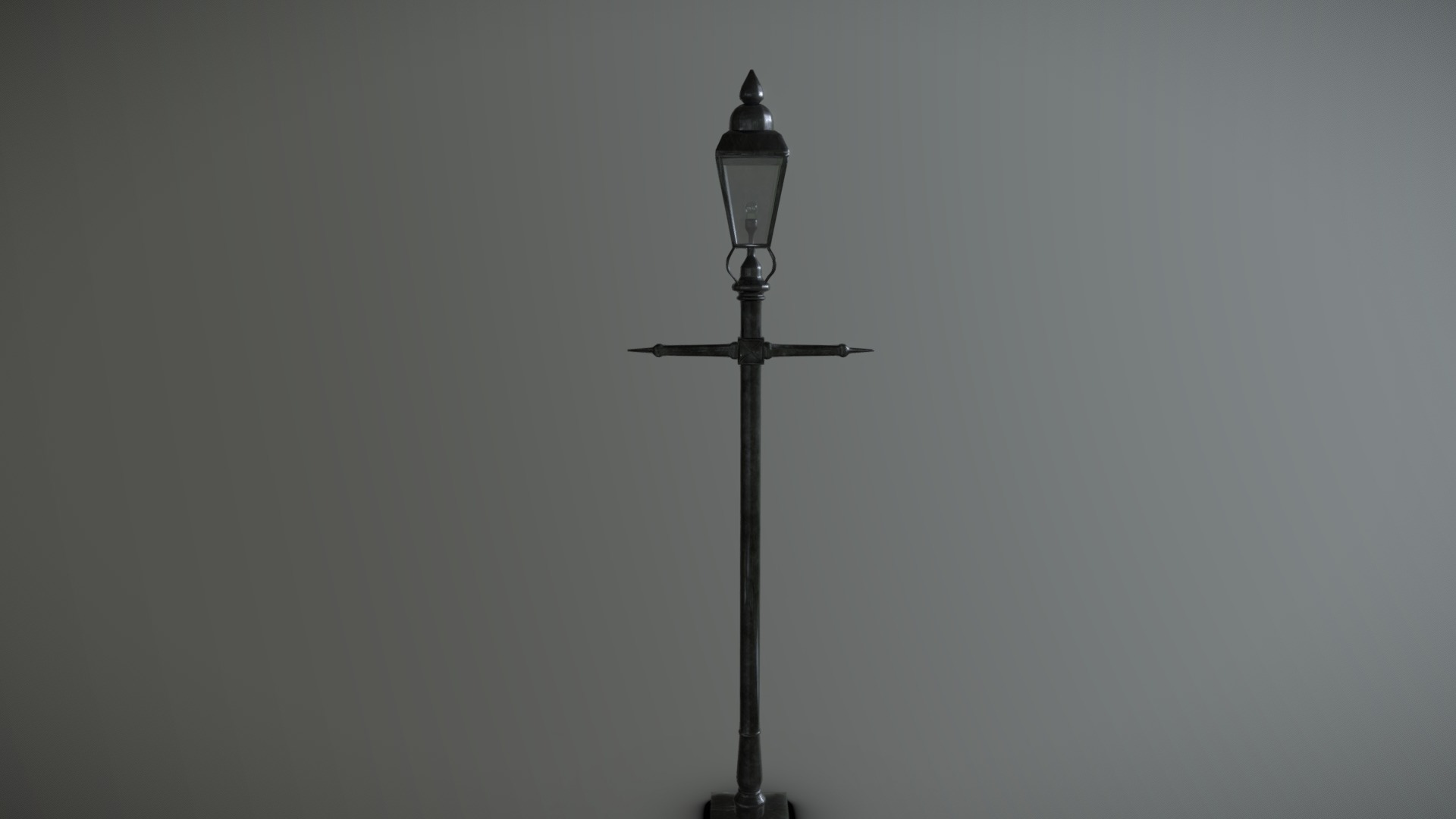 3D model Victorian Lamp - This is a 3D model of the Victorian Lamp. The 3D model is about a lamp post with a light on top.