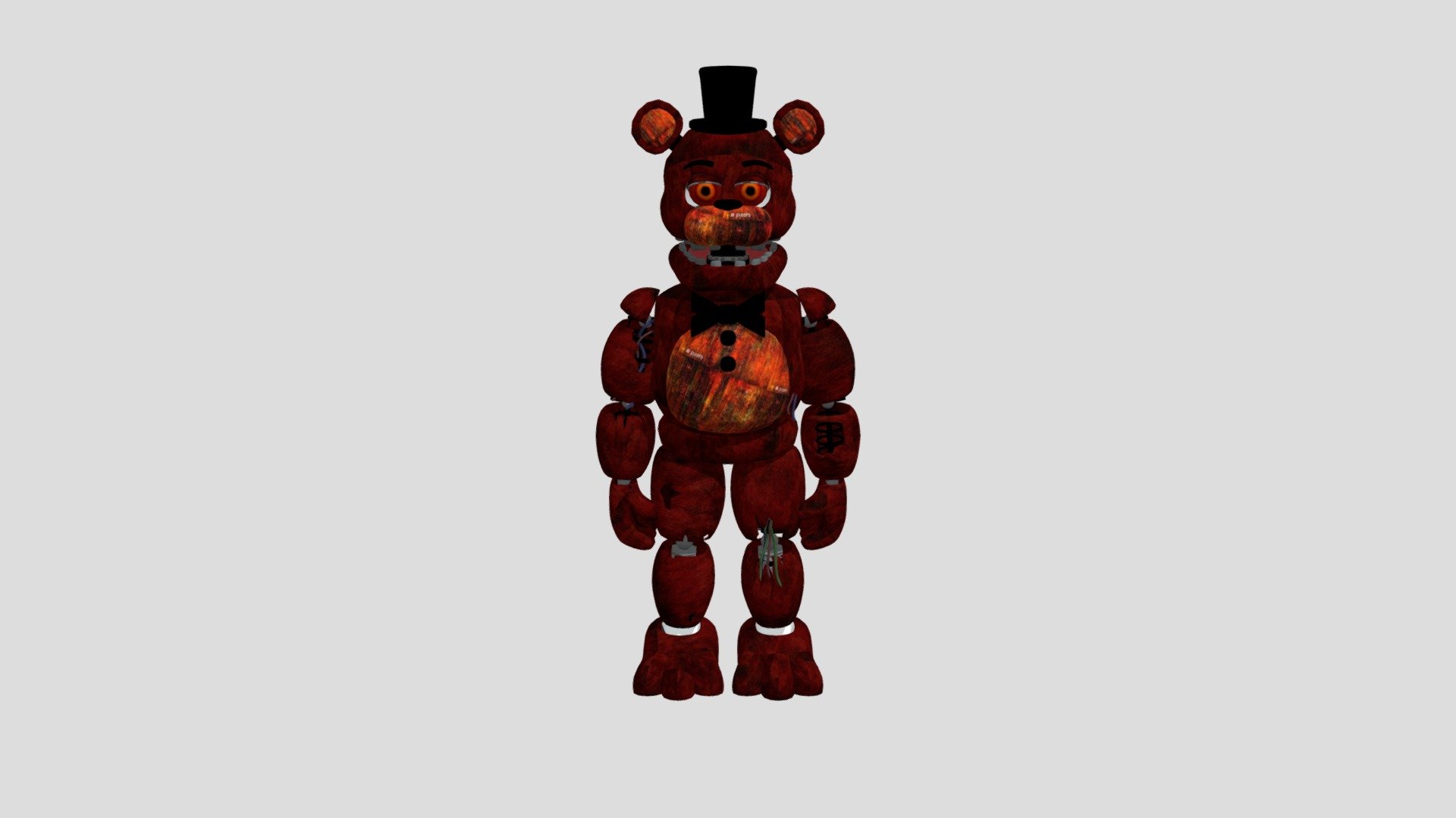 red bear -fnaf - Download Free 3D model by fnaflova [ac37aa4] - Sketchfab