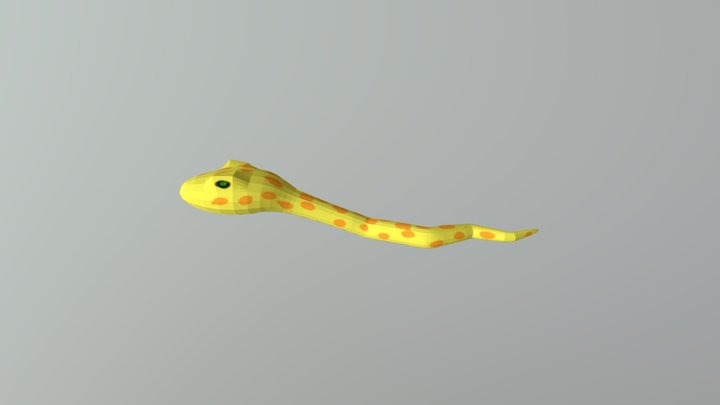 Snake - Low Poly 3D Model
