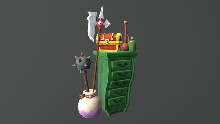 Dofus diorama 3D Model