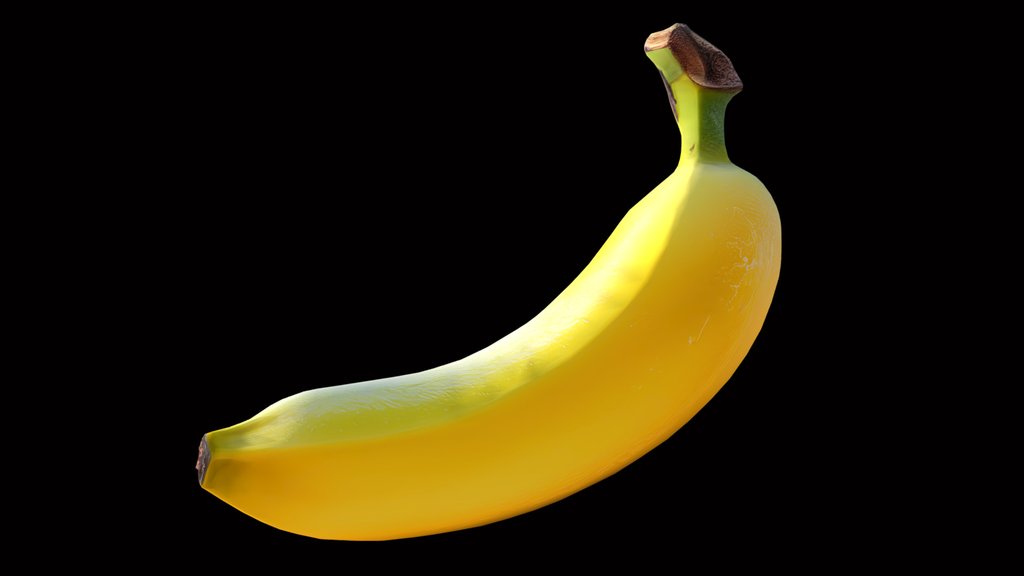 Banana - Photorealistic Fruit Asset