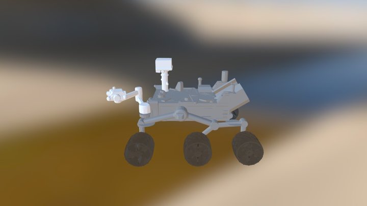 Mars Rover 3D Model