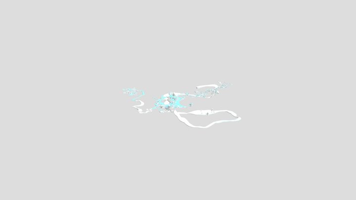 Jedha - Star Wars Jedi Survivor 3D World Map 3D Model