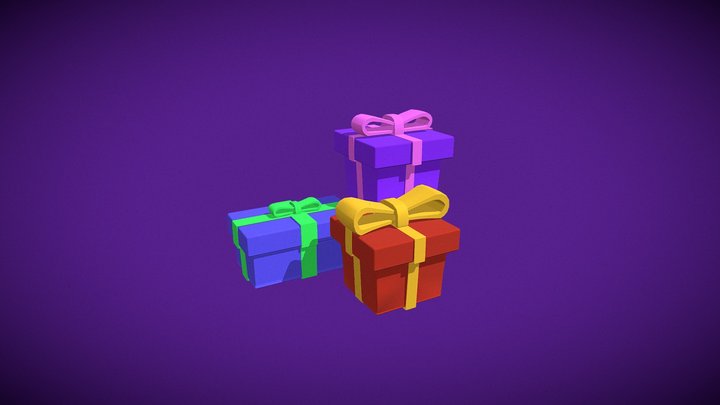 Christmas Presents 3D Model
